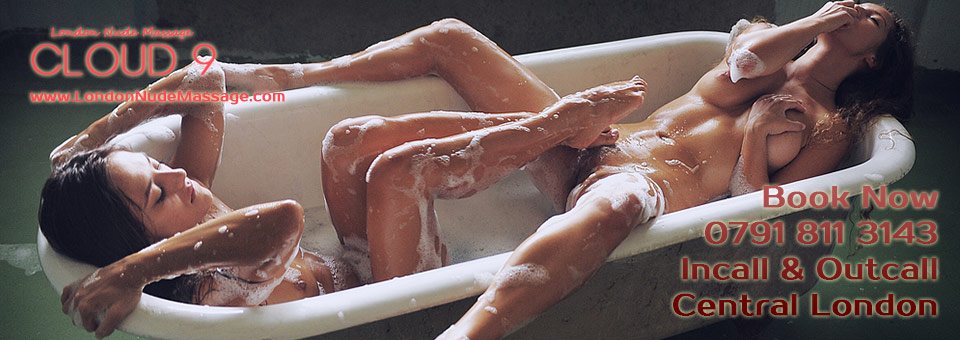 two naked massage girl at Holland park