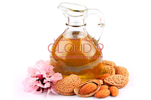 Sweet almond sensual massage oil