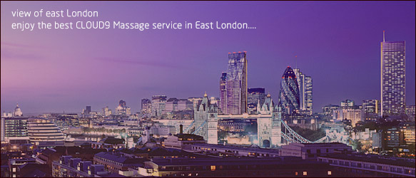 the view of east London