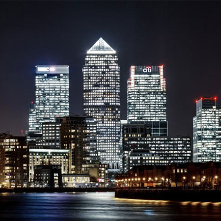 Canary Wharf at Night